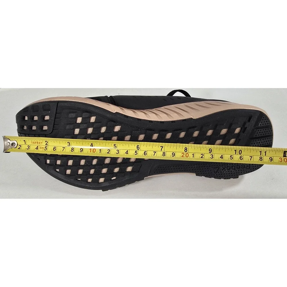 Reebok Flashfilm Womens Running Shoes Black Rose Gold DV6972 Size 11 Sneakers